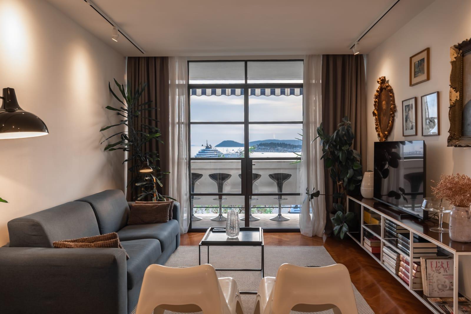 Apartman s pogledom na luku